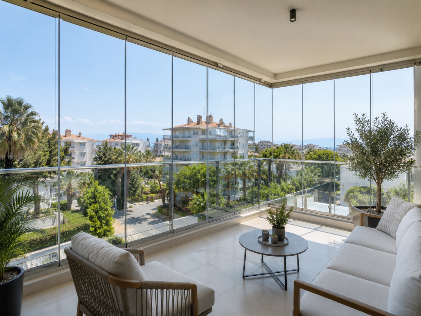 Yalova cam sistemleri balkon kapama uygulaması
