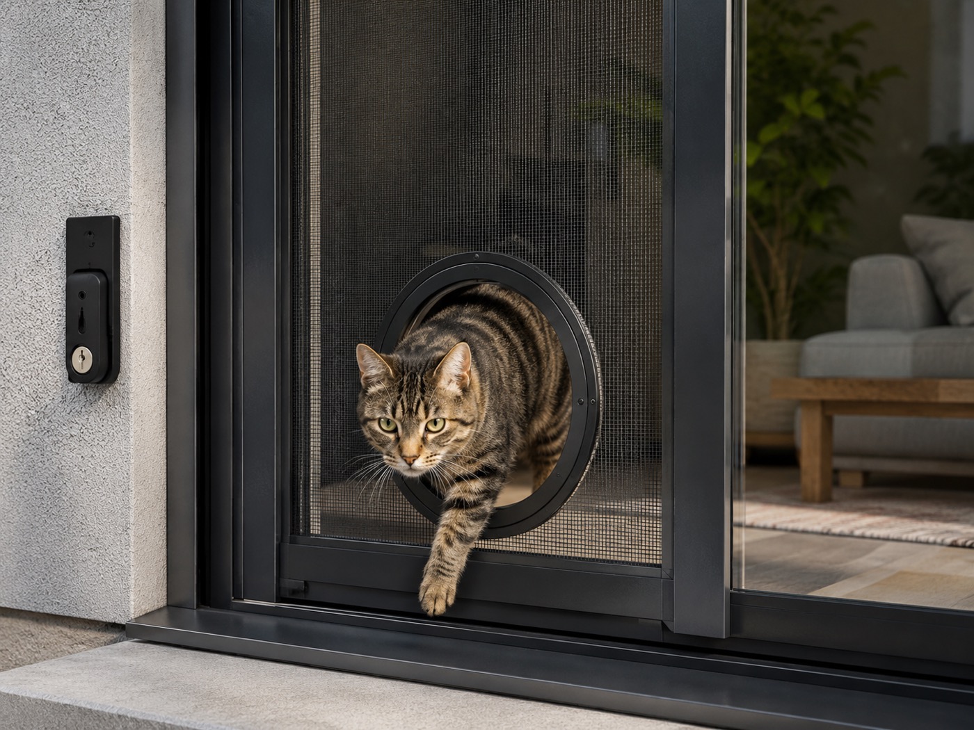 Yalova kedi kapılı sineklik uygulama örneği